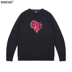 Golf Wang Heart Flower Le Fleur Black Sweatshirt